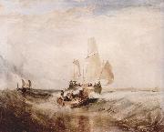 Passagiere gehen an Bord Joseph Mallord William Turner